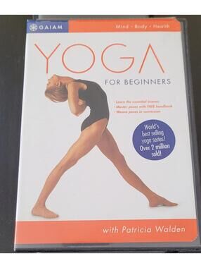 GAIAM DVD Yoga for Beginners [  DVD ] Patricia Walden W/ Practice Guide Booklet